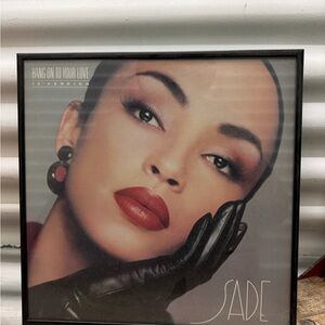 Sade 'Hang On to Your Love' Cover Art Frame 1x1